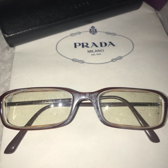 Authentic Prada Prescription Eyeglasses with case - Picture 5 of 16